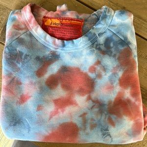 Women’s aviator nation tye die sweatshirt